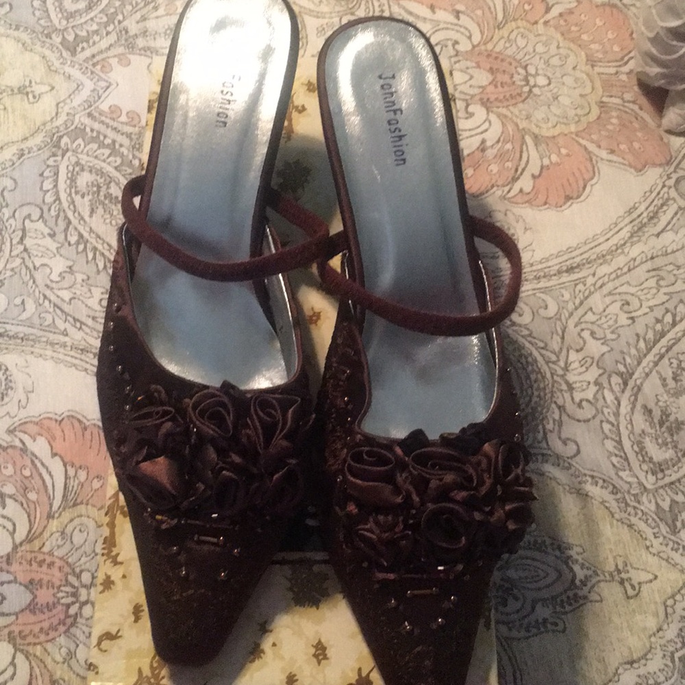 Brown dressy heels